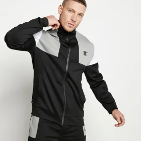 11 DEGREES Chaqueta  Cut And Sew Track Top  color negro-gris