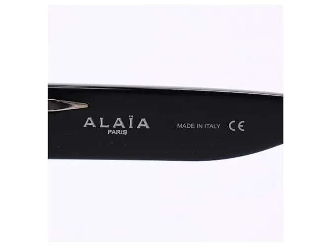 Alaïa Aa0010s Gafas de sol con montura cuadrada en acetato negro 