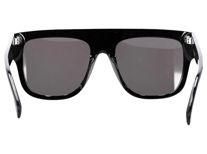 Alaïa Aa0010s Gafas de sol con montura cuadrada en acetato negro 