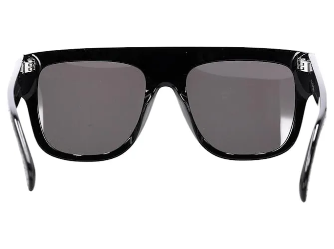 Alaïa Aa0010s Gafas de sol con montura cuadrada en acetato negro 