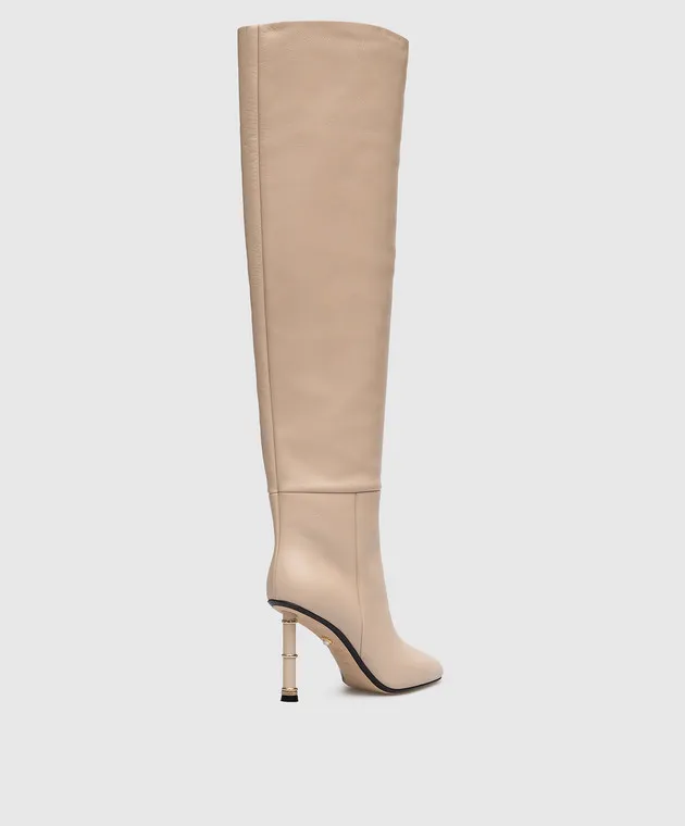 Alevi Milano Nina beige leather boots