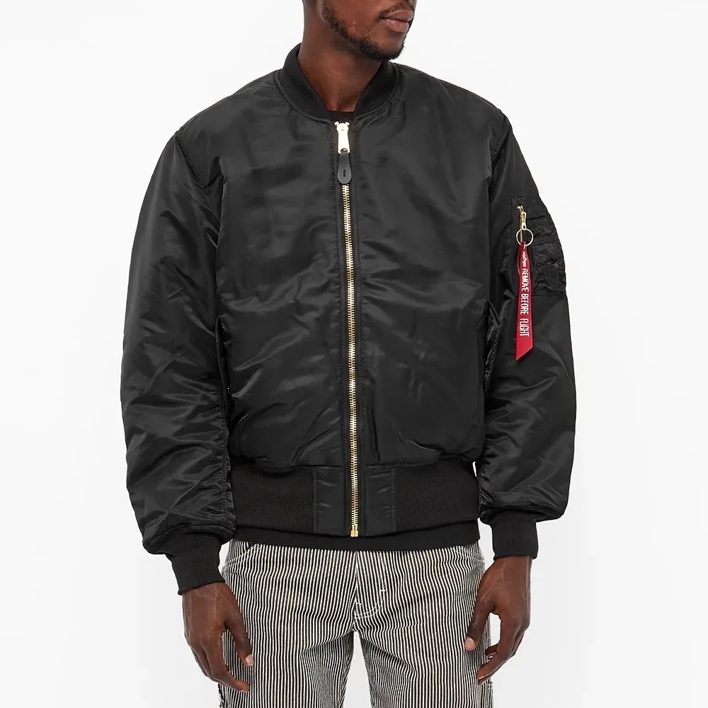 ALPHA INDUSTRIES CLASSIC MA-1 JACKET BLACK