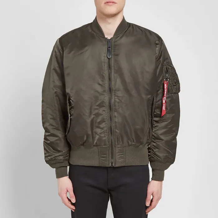 ALPHA INDUSTRIES CLASSIC MA-1 JACKET REP. GREY