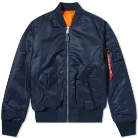 ALPHA INDUSTRIES CLASSIC MA-1 JACKET REPLICA BLUE