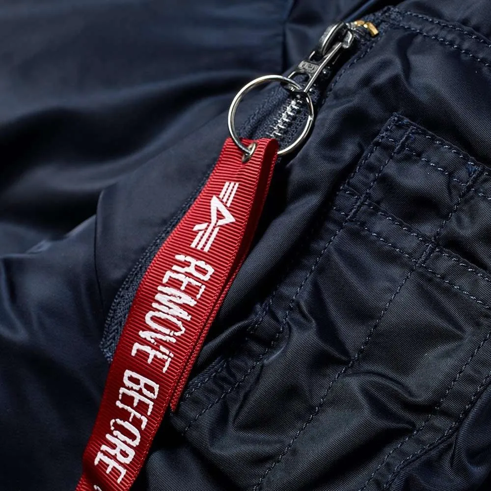 ALPHA INDUSTRIES CLASSIC MA-1 JACKET REPLICA BLUE