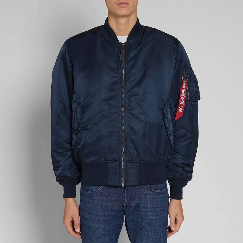 ALPHA INDUSTRIES CLASSIC MA-1 JACKET REPLICA BLUE