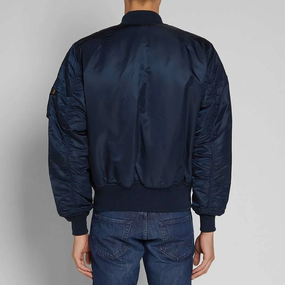 ALPHA INDUSTRIES CLASSIC MA-1 JACKET REPLICA BLUE