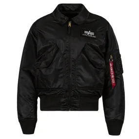 ALPHA INDUSTRIES FLIGHT JACKET CWU-45 BLACK