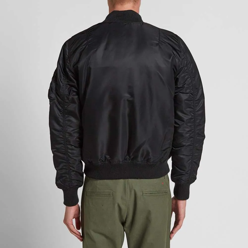 ALPHA INDUSTRIES MA-1 VF 59 FLIGHT JACKET BLACK