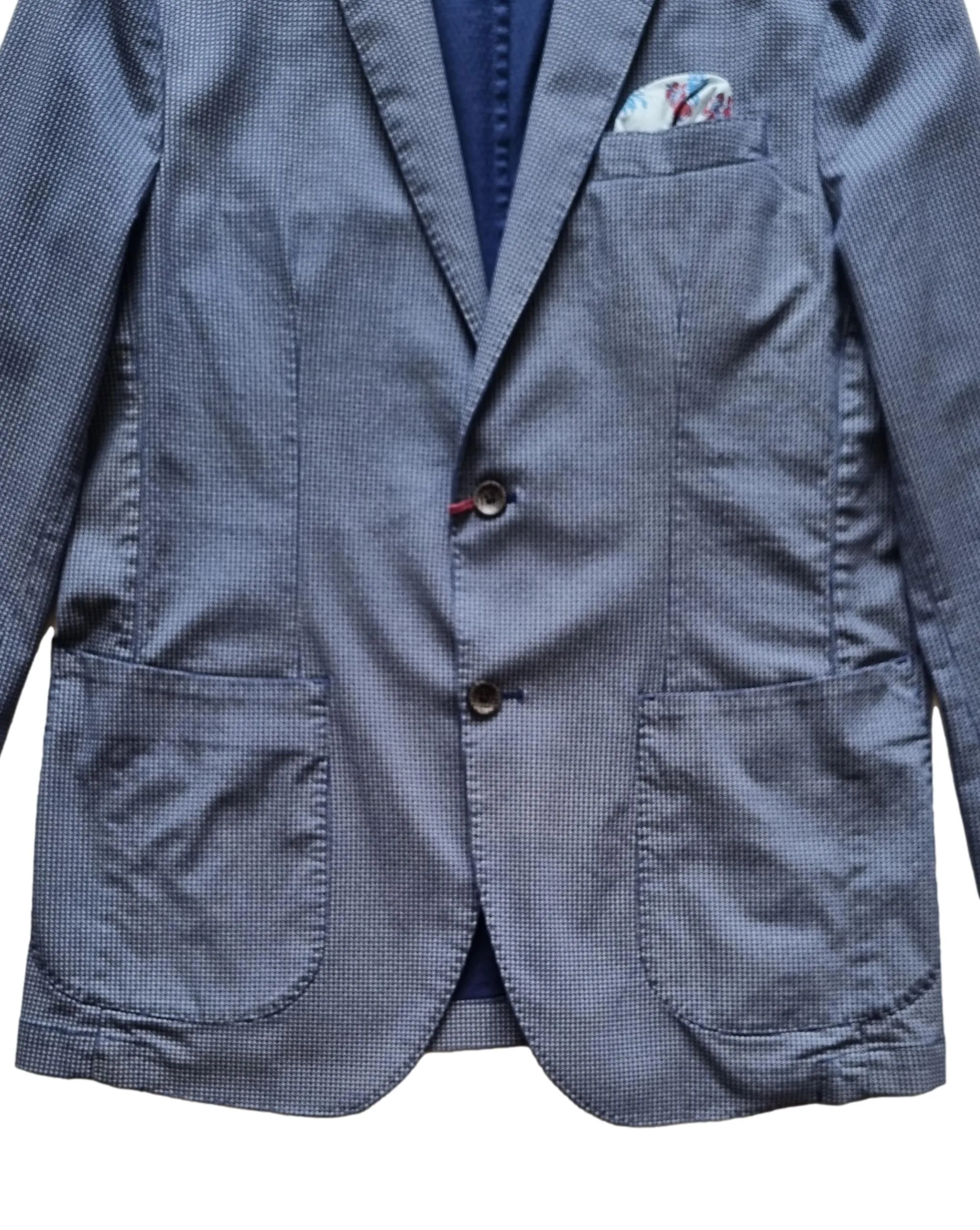 AT.P.CO ESSENTIAL chaqueta de primavera azul A162ALAN60 para hombre, azul lavado