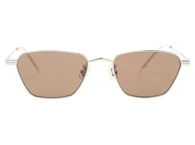 Autre Marque Gafas de sol Bowly de diseño contemporáneo con montura cuadrada Castaño 