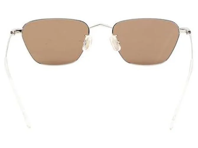 Autre Marque Gafas de sol Bowly de diseño contemporáneo con montura cuadrada Castaño 