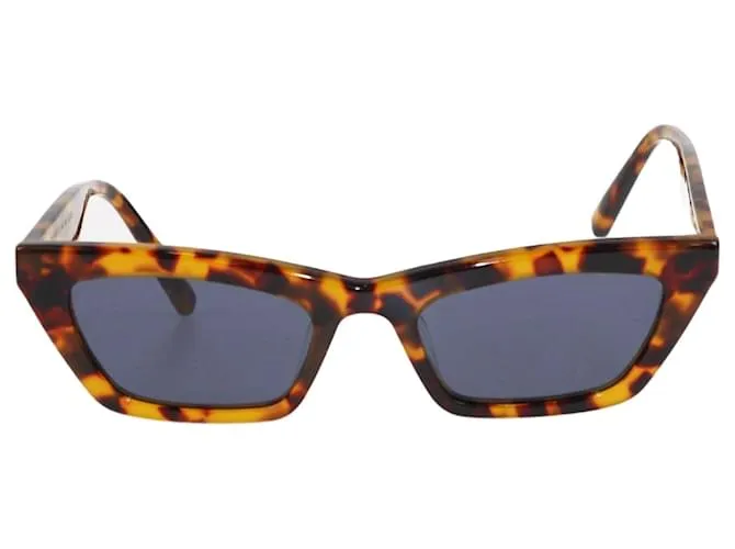 Autre Marque Gafas de sol tipo ojos de gato Chapssal en marrón/amarillo Gentle Monster Castaño 