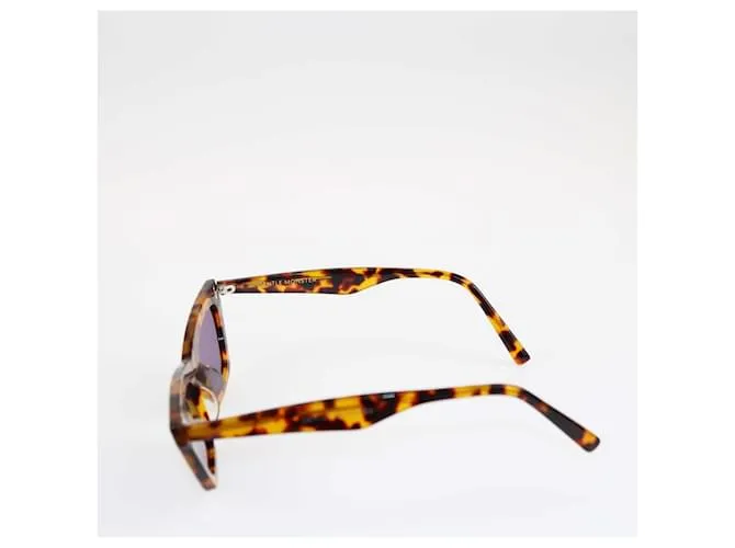 Autre Marque Gafas de sol tipo ojos de gato Chapssal en marrón/amarillo Gentle Monster Castaño 