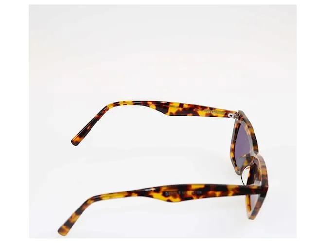 Autre Marque Gafas de sol tipo ojos de gato Chapssal en marrón/amarillo Gentle Monster Castaño 