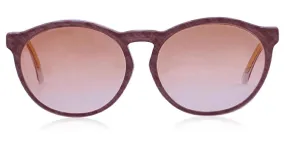 Autre Marque Gafas de sol vintage con logo rosa albaricoque G/2 56/11 140 mm 