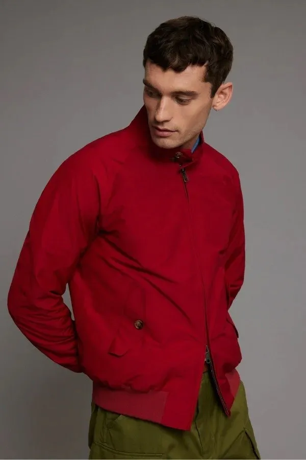 BARACUTA G9 HARRINGTON JACKET CHILI PEPPER