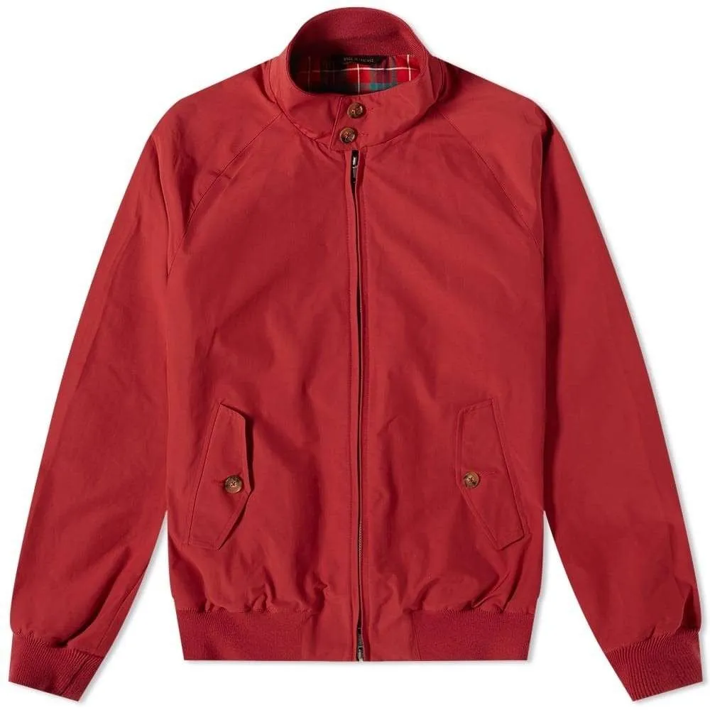 BARACUTA G9 HARRINGTON JACKET RUBY WINE