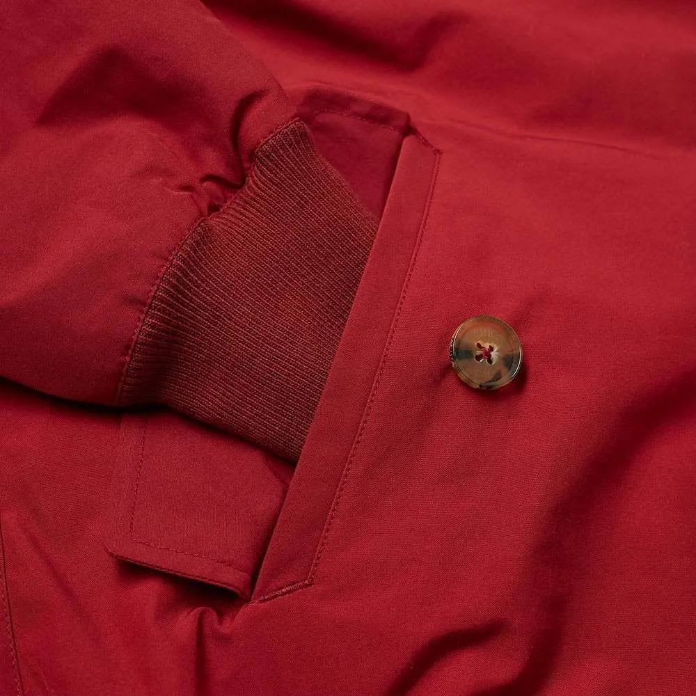 BARACUTA G9 HARRINGTON JACKET RUBY WINE