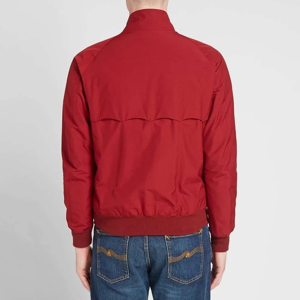 BARACUTA G9 HARRINGTON JACKET RUBY WINE