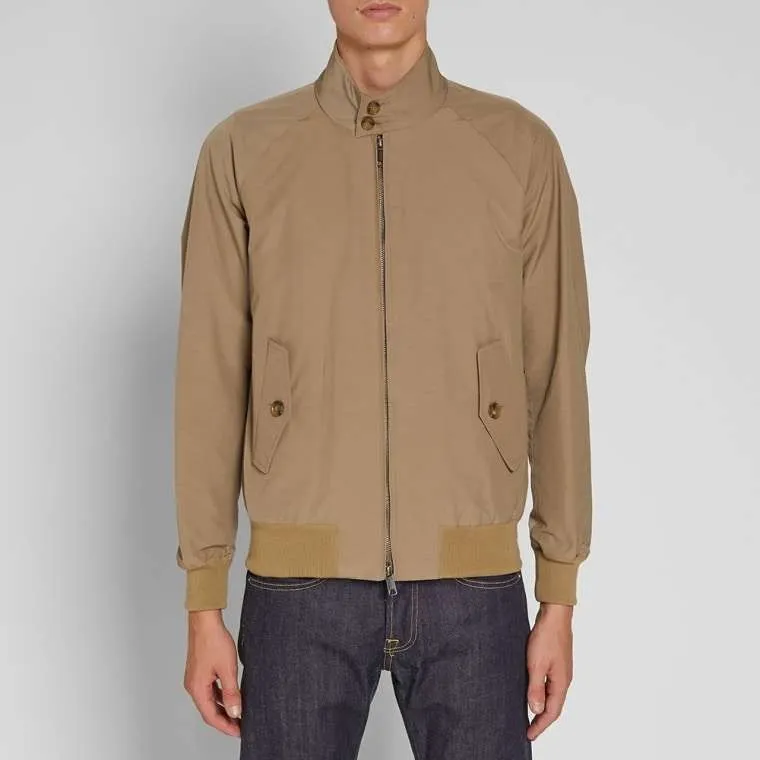 BARACUTA G9 HARRINGTON JACKET TAN