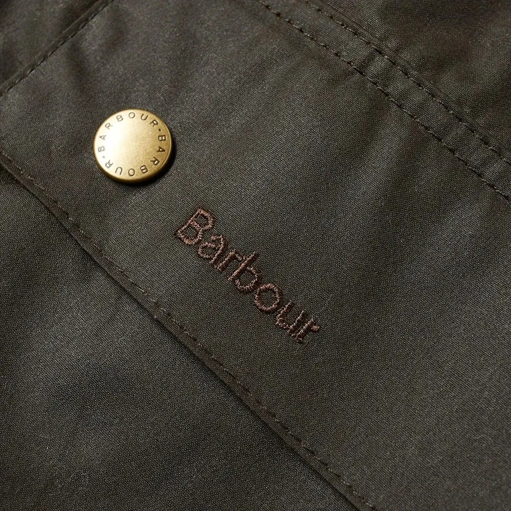 BARBOUR ASHBY WAX JACKET OLIVE