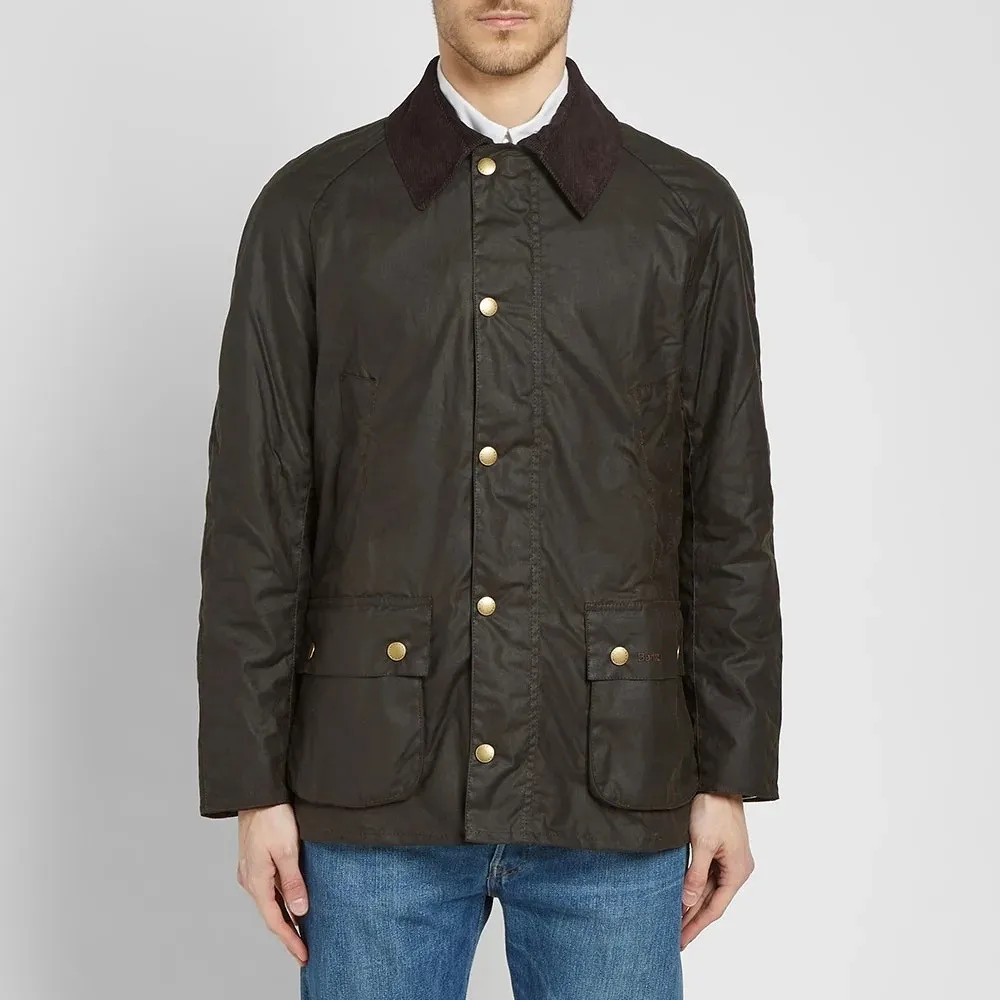 BARBOUR ASHBY WAX JACKET OLIVE