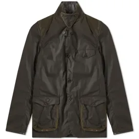 BARBOUR BEACON SPORTS WAX JACKET OLIVE