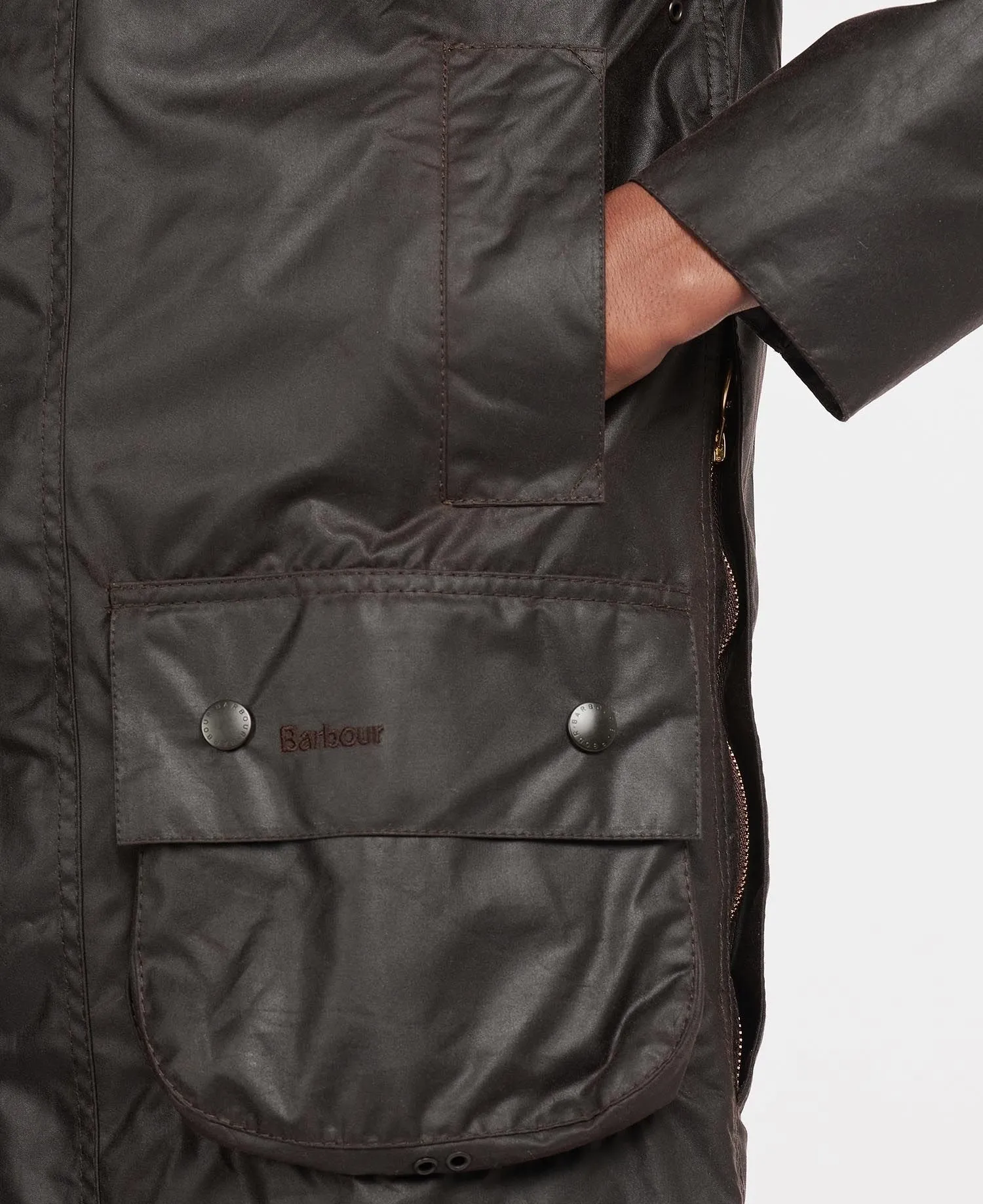 BARBOUR BEAUFORT WAX JACKET RUSTIC