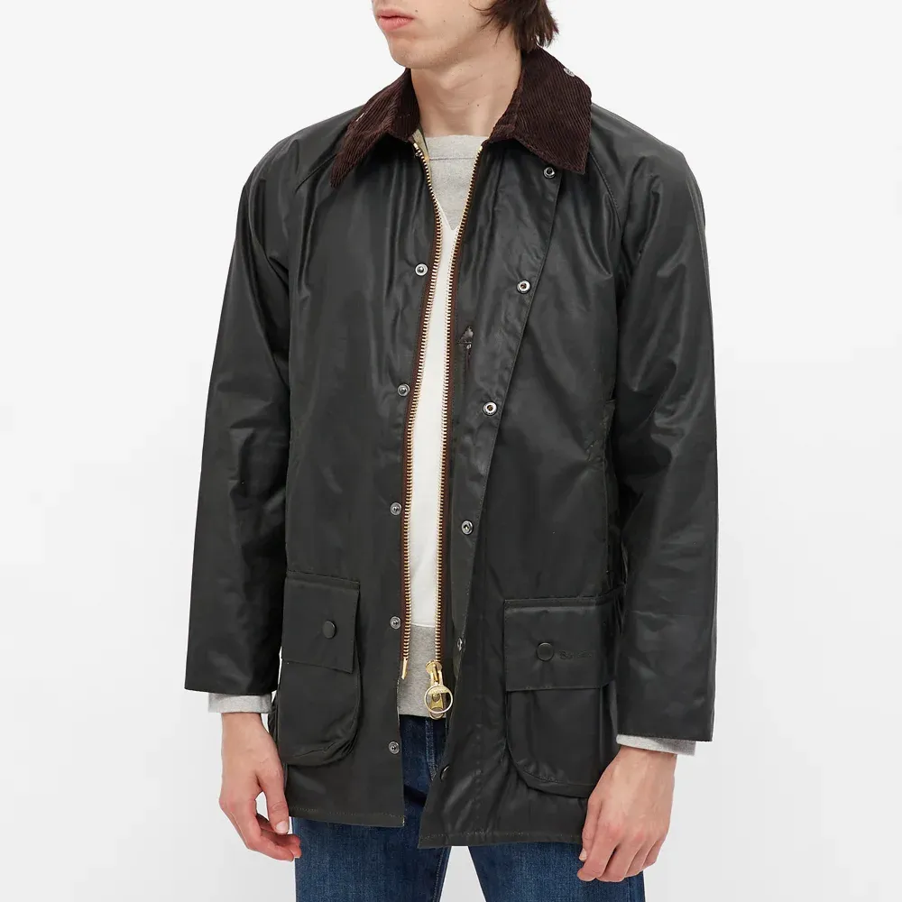 BARBOUR BEAUFORT WAX JACKET SAGE