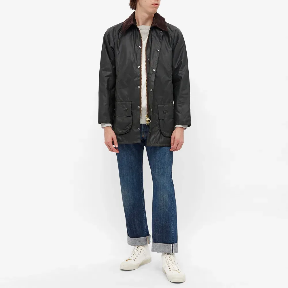 BARBOUR BEAUFORT WAX JACKET SAGE