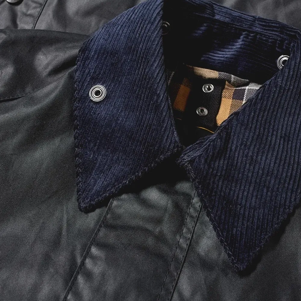 BARBOUR CLASSIC BEDALE WAX JACKET NAVY