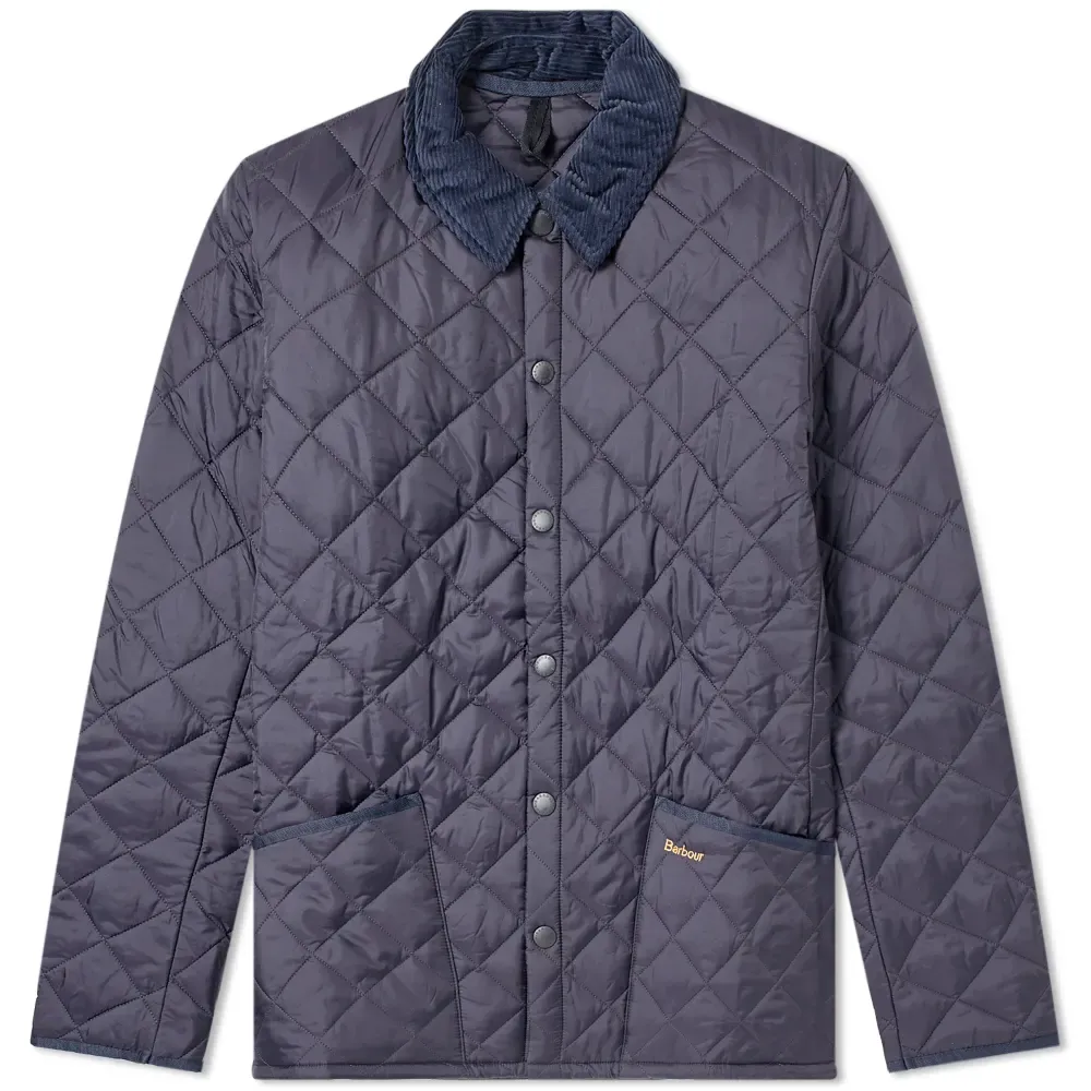 BARBOUR HERITAGE LIDDESDALE QUILTED JACKET NAVY