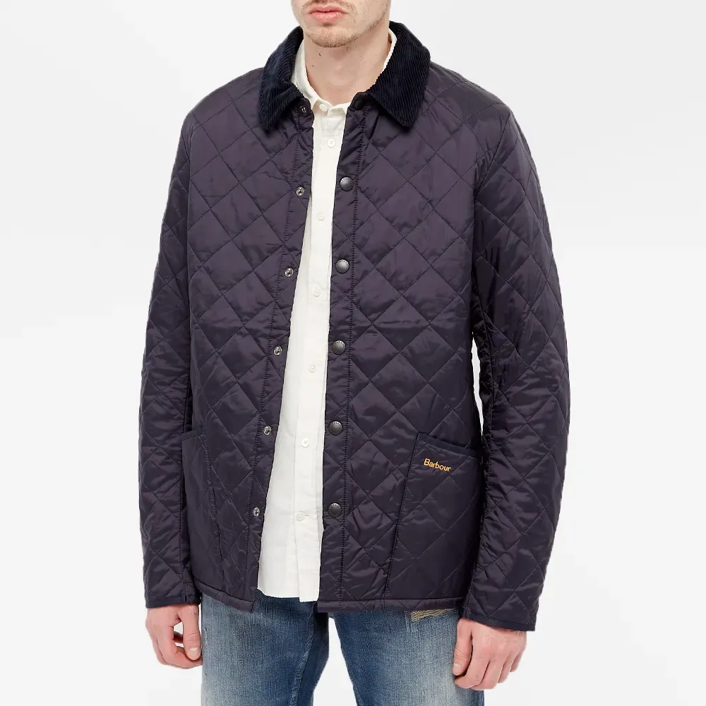 BARBOUR HERITAGE LIDDESDALE QUILTED JACKET NAVY