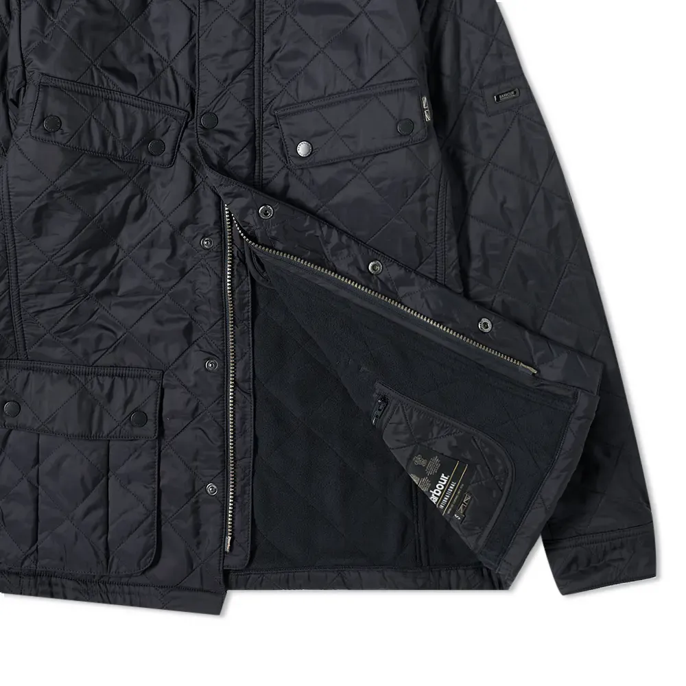 BARBOUR INTERNATIONAL ARIEL POLARQUILT JACKET NAVY