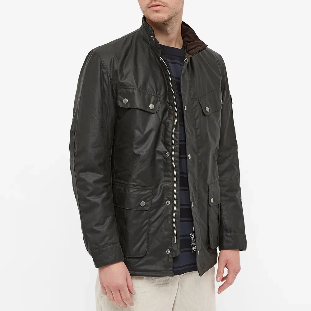 BARBOUR INTERNATIONAL DUKE WAX JACKET SAGE