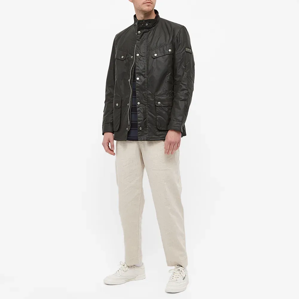 BARBOUR INTERNATIONAL DUKE WAX JACKET SAGE