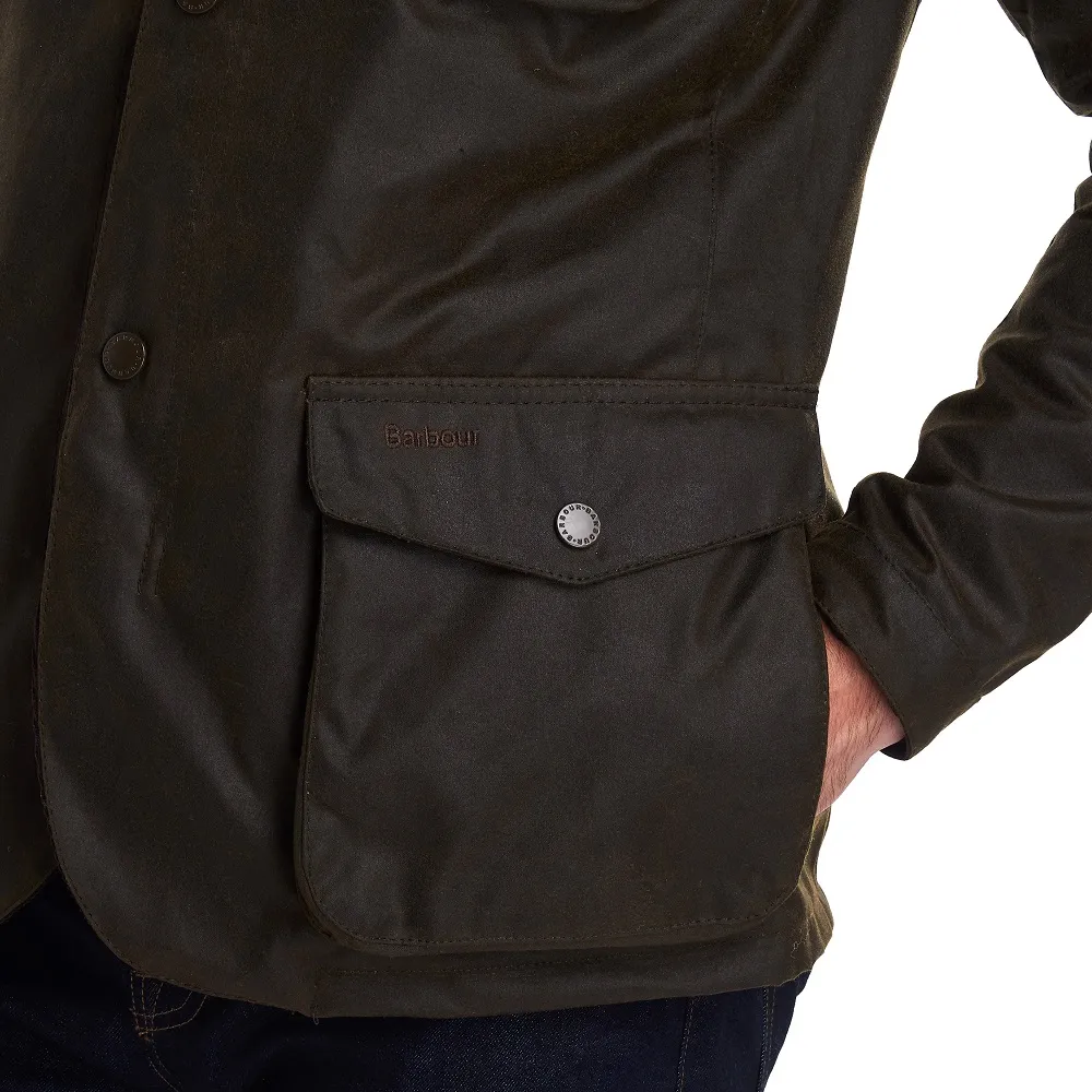 BARBOUR OGSTON WAX JACKET OLIVE