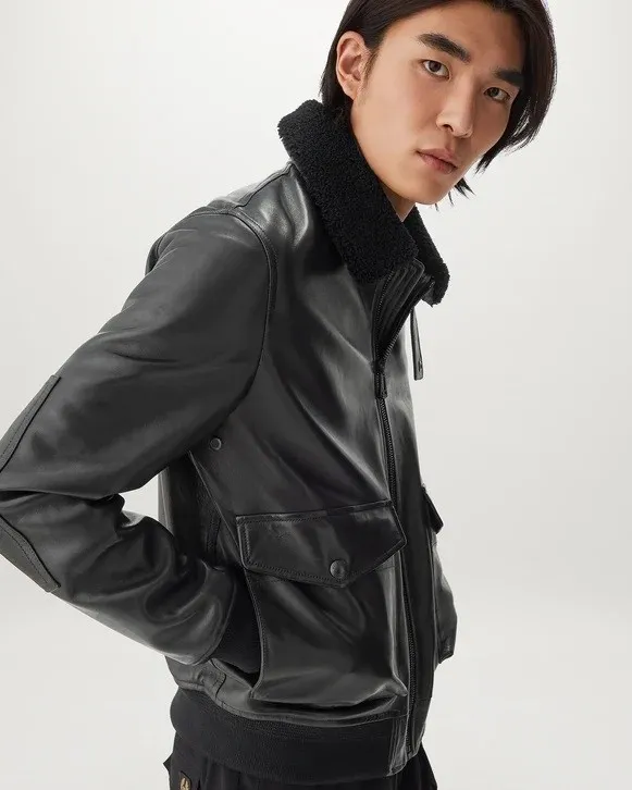 BELSTAFF CHART JACKET BLACK