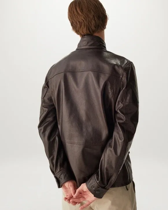 BELSTAFF DENE JACKET DARK BROWN