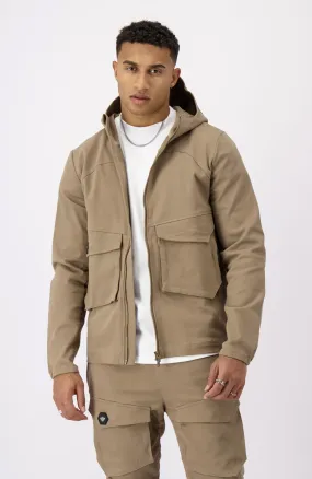 BLACK BANANAS Chaqueta  HEX CARGO JACKET  color beige