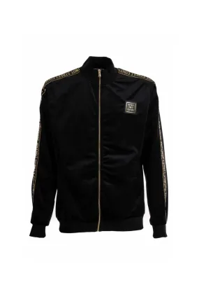 BUT NOT Chaqueta  Velluto con Bande Oro Street  color negro