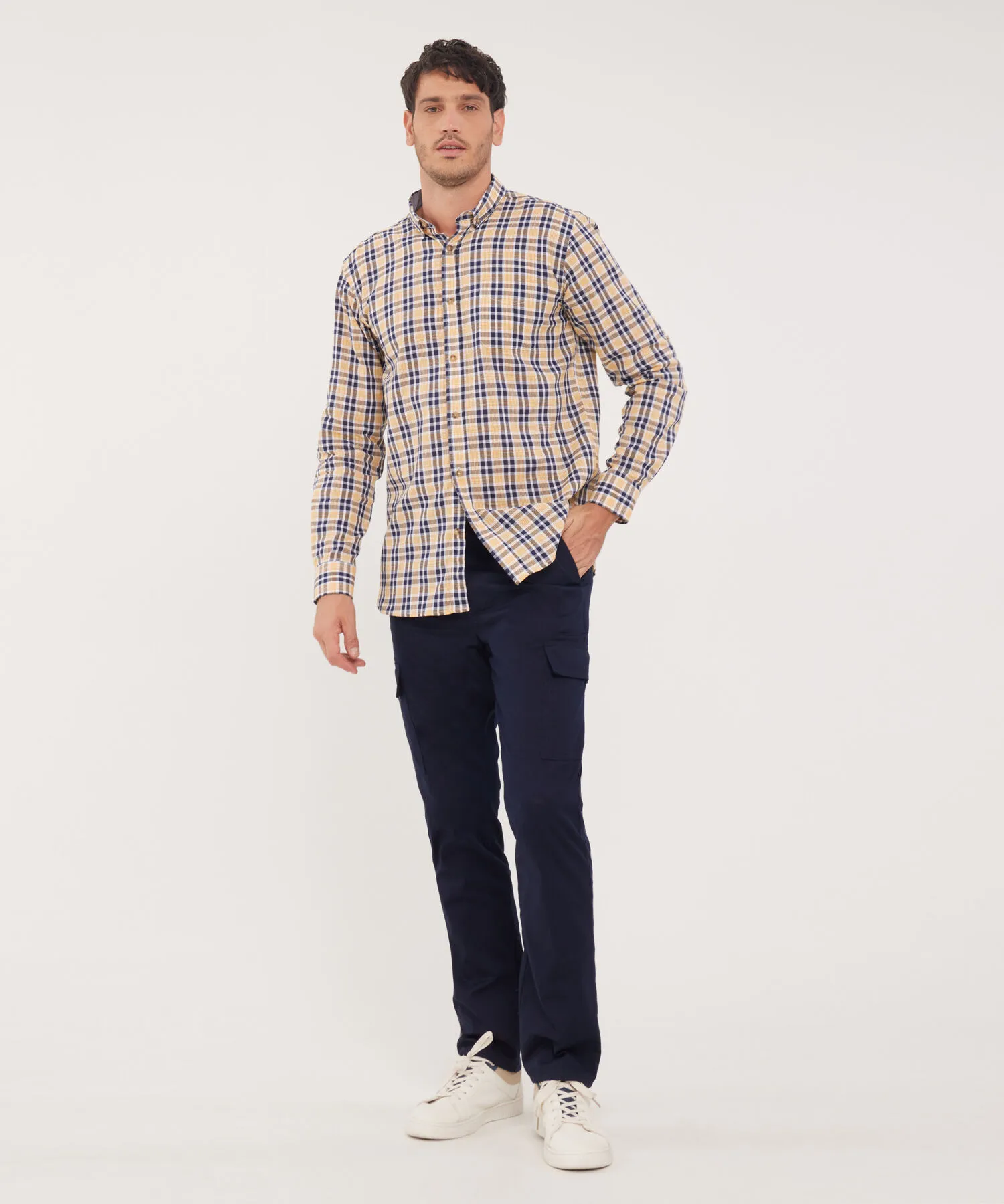 Camisa Manga Larga Button Down-