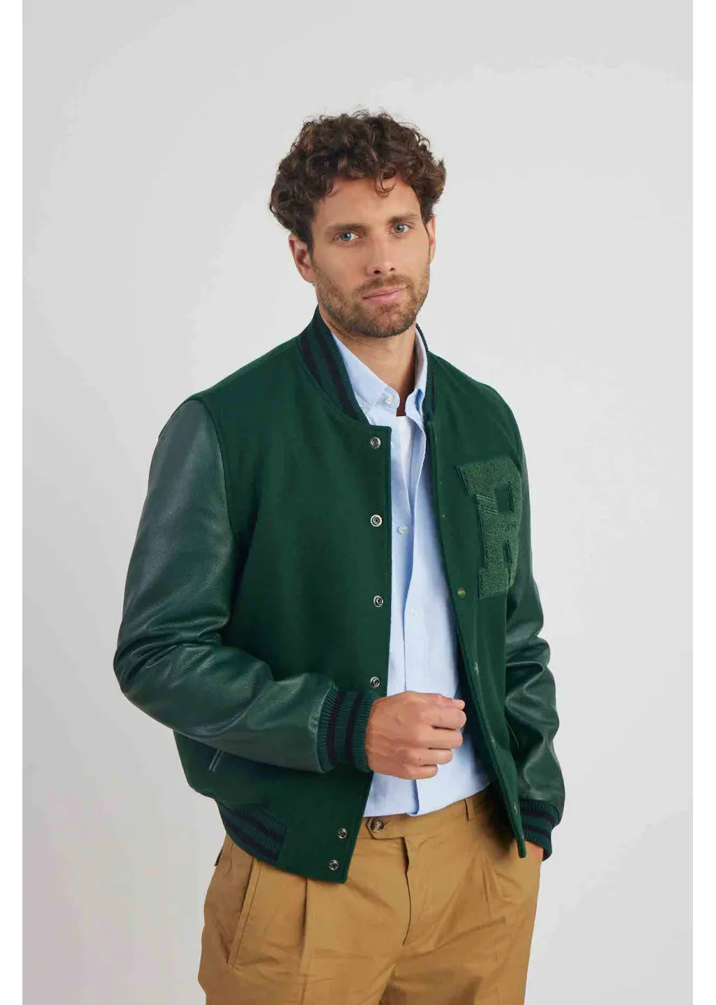 Chaqueta de cuero OXFORD HATCH