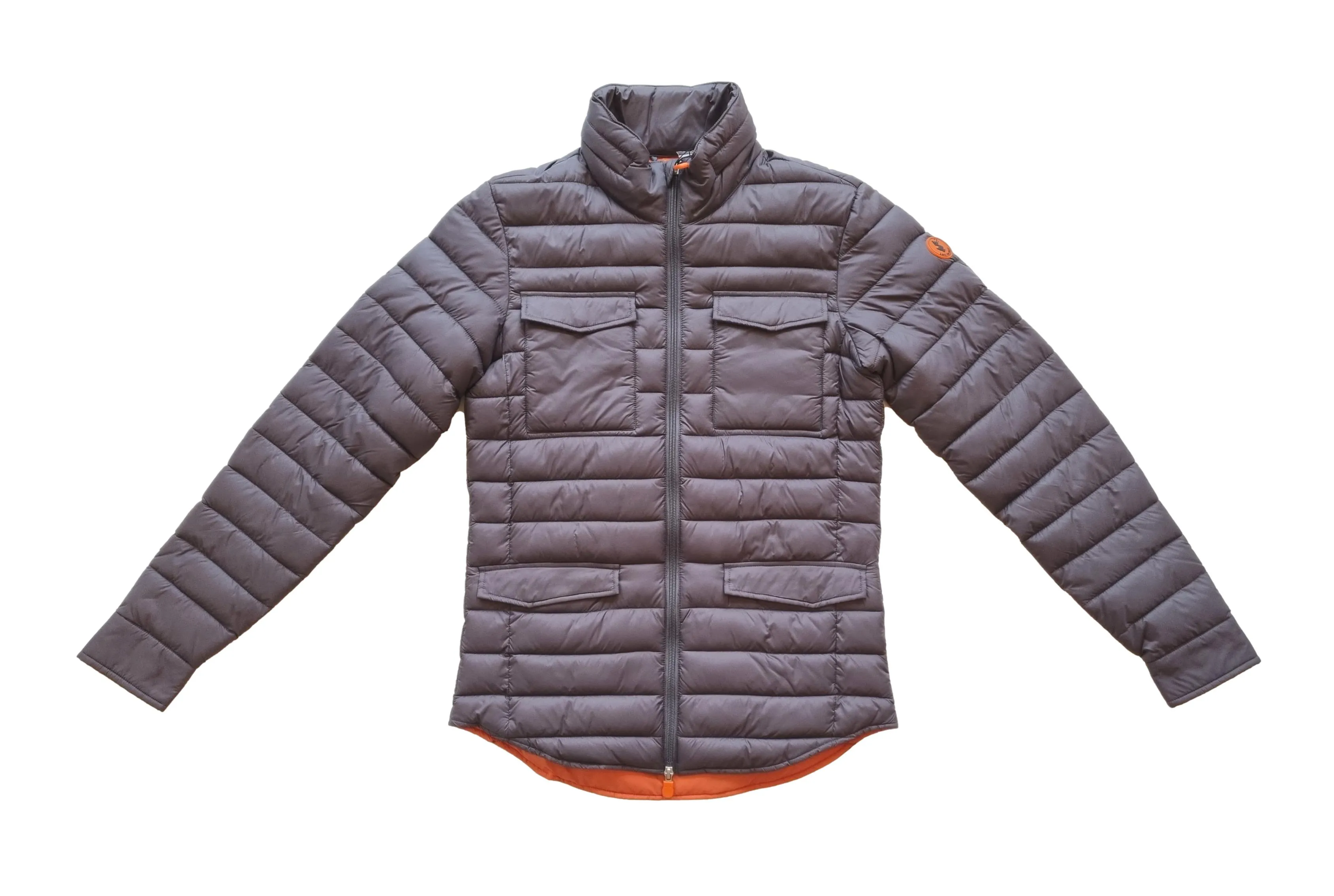 Chaqueta ligera de hombre Save the duck en plumtech D3335M gris talla S