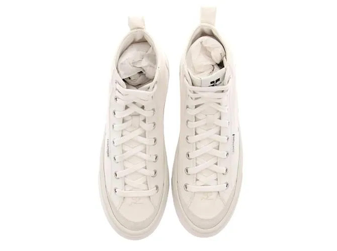 COURREGES Zapatillas T.UE 44 paño Blanco 