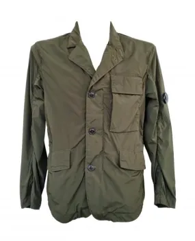 CP Company  Chaqueta tipo blazer para hombre 12CMBZ240A 005864G verde