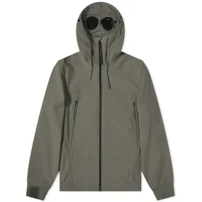 C.P. COMPANY SHELL-R GOGGLE JACKET THYME