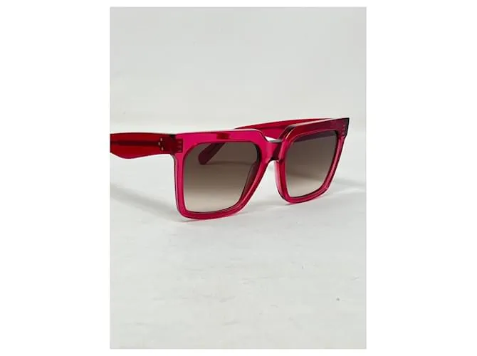 Céline CELINE EYEWEAR PINK gafas de sol cuadradas de acetato Rosa 