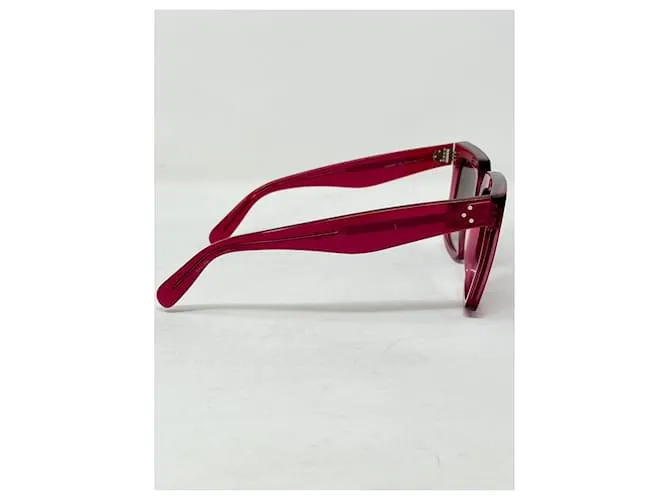 Céline CELINE EYEWEAR PINK gafas de sol cuadradas de acetato Rosa 